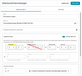 Rüstzeit und Zykluszeit statt Geplante Dauer